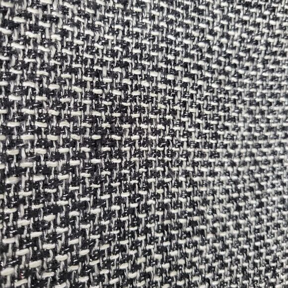 LOFT Black Boucle Double Pocket Lined Tweed A-Line Mini Skirt SIZE 6 - Picture 4 of 11